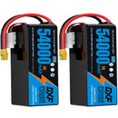 (CN)DXF 12S Lipo Battery 44.4V 10C 54000mAh Soft Case Battery  for Drone UAV FPV Car Truck Tank RC Semi solidstate Battery Racing Hobby