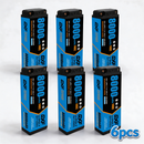 DXF 2S 7.4V 8000mAh 140C Blue Label Graphene LiPo Hardcase Battery with 12AWG 5mm Bullet to Deans Plug for 1/8 1/10 RC Car Truck Boat Drone (1-6 Pack Available)