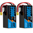 (CN)DXF 12S Lipo Battery 46.2V 15C 23000mAh Soft Case Battery  for Drone UAV FPV Car Truck Tank RC Semi solidstate Battery Racing Hobby