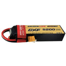 (CN)DXF 2S Lipo Battery 7.4V 150C 5200mAh Soft Case Battery with EC5 XT90 Connector for Car Truck Tank RC Buggy Truggy Racing Hobby