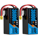 (CN)DXF 12S Lipo Battery 46.2V 15C 36000mAh Soft Case Battery  for Drone UAV FPV Car Truck Tank RC Semi solidstate Battery Racing Hobby