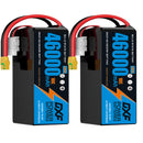 (CN)DXF 12S Lipo Battery 44.4V 10C 33000mAh Soft Case Battery  for Drone UAV FPV Car Truck Tank RC Semi solidstate Battery Racing Hobby