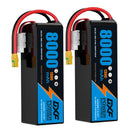 DXF LiPo Battery 6S HV 22.8V 8000mAh 130C Graphene Softcase Blue with EC5 / T / TRX / XT60 / XT90 / XT150 / Q8s Plug for RC 1/8 1/10 Buggy Truck Car Off-Road Drone