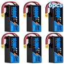 (CN)DXF 6S Lipo Battery 22.2V 100C 16000mAh Soft Case Battery  for Drone UAV FPV Car Truck Tank RC Buggy Truggy Racing Hobby
