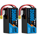 (CN)DXF 12S Lipo Battery 44.4V 10C 35000mAh Soft Case Battery  for Drone UAV FPV Car Truck Tank RC Semi solidstate Battery Racing Hobby