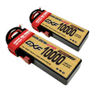 (CN)DXF Lipo Battery 2S 7.6V 10000MAH 150C  lipo Hardcase with  DEANS/T Plug for Rc 1/8 1/10 Buggy Truck Car Off-Road Drone
