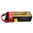 DXF Lipo Battery 4S 14.8V 5200mAh 100C Graphene Softcase with EC5 / T / TRX / XT60 / XT90 / XT150 / Q8s Plug for RC 1/8 1/10 Buggy Truck Car Off-Road Drone