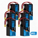 DXF SEMI-SOLID 14S 51.8V 27000mAh 5C Soft Case LiPo Battery with 8AWG Wire for Toy Cars, Boats, UAVs & Drones (1-6 Pack)
