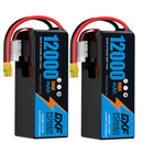 DXF LiPo Battery 6S HV 22.8V 12000mAh 100C Graphene Softcase Blue with EC5 / T / TRX / XT60 / XT90 / XT150 / Q8s Plug for RC 1/8 1/10 Buggy Truck Car Off-Road Drone