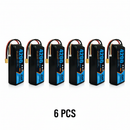 DXF 4S 14.8V 4200mAh 100C Graphene Soft Case LiPo Battery with XT60 Plug for Drones, Airplanes, Boats & RC Cars (2, 4, 6 Pack Available)