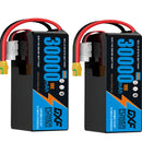 (CN)DXF 14S Lipo Battery 51.8V 10C 30000mAh Soft Case Battery  for Drone UAV FPV Car Truck Tank RC Semi solidstate Battery Racing Hobby