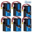 (CN)DXF 6S Lipo Battery 22.2V 10C 30000mAh Soft Case Battery  for Drone UAV FPV Car Truck Tank RC Buggy Truggy Racing Hobby