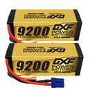 (EU)DXF High Voltage 4S 9200 mAh 15,2 V 130C Batteria Lipo ad Alta Capacità Hardcase con XT90 Spina per 1:8 Scala RC Auto, Multi-Rotore RC Aeroplano, RC Elicottero, RC Barca