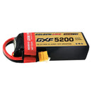 DXF Lipo Battery 6S 22.2V 5200mAh 100C Graphene Softcase with EC5 / T / TRX / XT60 / XT90 / XT150 / Q8s Plug for RC 1/8 1/10 Buggy Truck Car Off-Road Drone