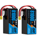 (CN)DXF 6S Lipo Battery 22.2V 5C 81000mAh Soft Case Battery  for Drone UAV FPV Car Truck Tank RC Buggy Truggy Racing Hobby