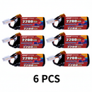 DXF 4S 14.8V 2200mAh 150C Softcase LiPo Battery with XT60 for RC Cars, Boats, Trucks (1-6 Pack Available)