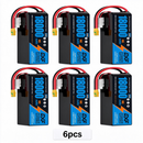 DXF SEMI-SOLID 6S 22.2V 18000mAh 10C Soft Case LiPo Battery with 8AWG Wire for UAVs & Drones (1-6 Pack)