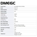 DMEGC 18650 Lithium Battery Grade a Original Dmegc Inr18650-25p 18650 2500mAh 10c Rechargeable Batteries for Flashlights 2516wh