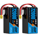 (CN)DXF 14S Lipo Battery 53.9V 15C 72000mAh Soft Case Battery  for Drone UAV FPV Car Truck Tank RC Semi solidstate Battery Racing Hobby