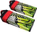 (JP)GTFDR Lipoバッテリー 2S 7.4V 5200MAH 100C リポ ハードケース付き DEANS/Tプラグ付き Rc 1/8 1/10 バギートラックカー オフロードドローン用