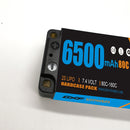 (CN) DXF 2S 7.4V Lipo Battery 80C 6500mAh with 4mm Bullet for RC 1/10 1/8 Vehicles Car Truck Tank Truggy Competition Racing Hobby