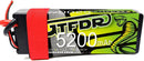 (JP)GTFDR Lipoバッテリー 2S 7.4V 5200MAH 100C リポ ハードケース付き DEANS/Tプラグ付き Rc 1/8 1/10 バギートラックカー オフロードドローン用