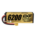 DXF LiPo Battery 4S 14.8V 6200mAh 150C Graphene Softcase with EC5 / T / TRX / XT60 / XT90 / XT150 / Q8s Plug for RC 1/8 1/10 Buggy Truck Car Off-Road Drone