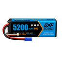DXF 3S LiPo 배터리 11.1V 5200mAh 80C 하드케이스 (RC 1/8 1/10 버기 트럭 자동차 오프로드 드론용 EC5 플러그 포함)