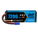 DXF BLUE Series 3S 11.1V 7200mAh 80C Hardcase LiPo Battery with EC5 Plug for 1/8 1/10 RC Car Truck (1-6 Pack)