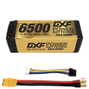 DXF LiPo Battery 4S HV 15.2V 6500mAh 140C Graphene Gold Version with 5mm Bullet / EC5 / T / TRX / XT60 / XT90 / XT150 / Q8s Plug for RC 1/8 1/5 Scale Car Buggy Truggy Racing