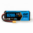 DXF LiPo Battery 4S 14.8V 6200mAh 120C Graphene Softcase with EC5 / T / TRX / XT60 / XT90 / XT150 / Q8s Plug for RC 1/8 1/10 Buggy Truck Car Off-Road Drone