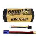 DXF Lipo Battery 4S 15.2V 6500MAH 140C GoldSeries  LCG 5MM Graphene lipo Hardcase with EC5 and XT90 Plug for Rc 1/8 1/10 Buggy Truck Car Off-Road Drone