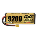 DXF LiPo Battery 4S HV 15.2V 9200mAh 140C Graphene Hardcase Gold with EC5 / T / TRX / XT60 / XT90 / XT150 / Q8s Plug for RC 1/8 1/10 Buggy Truck Car Off-Road Drone