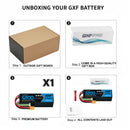 DXF Lipo Battery 6S 22.2V 5200mAh 80C Graphene Softcase with EC5 / T / TRX / XT60 / XT90 / XT150 / Q8s Plug for RC 1/8 1/10 Buggy Truck Car Off-Road Drone