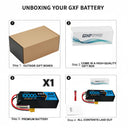 DXF LiPo Battery 4S 14.8V 10000mAh 100C Graphene Softcase with EC5 / T / TRX / XT60 / XT90 / XT150 / Q8s Plug for RC 1/8 1/10 Buggy Truck Car Off-Road Drone