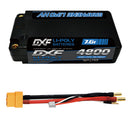 DXF LiPo Battery 2S HV 7.6V 4800mAh 140C Graphene Gray with 5mm Bullet / EC5 / T / TRX / XT60 / XT90 / XT150 / Q8s Plug for RC 1/10 Touring Car Racing