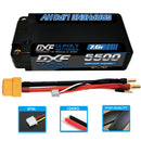 DXF LiPo Battery 2S 7.4V 5500mAh 150C Graphene Gray with 5mm Bullet / EC5 / T / TRX / XT60 / XT90 / XT150 / Q8s Plug for RC 1/10 Touring Car Racing