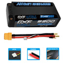 DXF LiPo Battery 2S2P 7.4V 5200mAh 140C Graphene Gray with 5mm Bullet / EC5 / T / TRX / XT60 / XT90 / XT150 / Q8s Plug for RC 1/10 Touring Car Racing