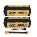 DXF LiPo Battery 4S HV 15.2V 6500mAh 150C Graphene NGP Gold Version with 5mm Bullet / EC5 / T / TRX / XT60 / XT90 / XT150 / Q8s Plug for RC 1/8 1/5 Scale Car Buggy Truggy Racing