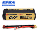 (EU)DXF Lipo Battery 2S 7.4V 8000mAh 130C/260C NGP GOLDEN Hardcase Battery Graphene 5MM Battery for Rc Truck Drone 1/10 1/8 Scale Traxxas Slash 4x4 RC Car Buggy truggy