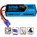 (CN)DXF 3S 5250 mAh 11.1V 140C Batteria Lipo ad Alta Capacità Hardcase con EC5  Spina per 1:8 Scala RC Auto, Multi-Rotore RC Aeroplano, RC Elicottero, RC Barca