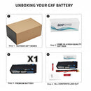 DXF LiPo Battery 2S2P 7.4V 8000mAh 110C Graphene with 5mm Bullet / EC5 / T / TRX / XT60 / XT90 / XT150 / Q8s Plug for RC 1/10 Touring Car Racing