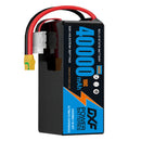 DXF SEMI-SOLID 14S 51.8V 40000mAh 10C Soft Case LiPo Battery with 8AWG Wire for Toy Cars, Boats, UAVs & Drones (1-6 Pack)