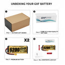 DXF 리포 배터리 4S 15.2V 9200MAH 130C 골드시리즈 그래핀 리포 하드케이스 (EC5 및 XT90 플러그 포함) Rc 1/8 1/10 버기 트럭 자동차 오프로드 드론용