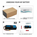 DXF Lipo Battery 3S 11.1V 4200mAh 100C GoldSeries Graphene Softcase with EC5 / T / TRX / XT60 / XT90 / XT150 / Q8s Plug for RC 1/8 1/10 Buggy Truck Car Off-Road Drone