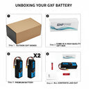 DXF Lipo Battery 4S 14.8V 4200mAh 100C GoldSeries Graphene Softcase with EC5 / T / TRX / XT60 / XT90 / XT150 / Q8s Plug for RC 1/8 1/10 Buggy Truck Car Off-Road Drone