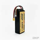 DXF 3S 11.1V 5200mAh 100C Gold Version Graphene LiPo Soft Case Battery with 10AWG XT60 Plug for 1/8 1/10 RC Car Buggy Truck Boat Drone (1-6 Pack Available)
