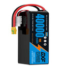 DXF SEMI-SOLID 12S 44.4V 40000mAh 10C Soft Case LiPo Battery with 8AWG Wire for Toy Cars, Boats, UAVs & Drones (1-6 Pack)