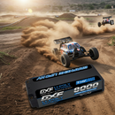 DXF 2S 7.4V 8000mAh 110C Graphene Hardcase LiPo Battery with 5mm Bullet to Deans Plug for 1/10 1/8 RC Cars, Trucks, Slash 4x4 (1-6 Pack Available)