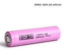 DMEGC INR18650-26E 2600mAh 8A Li-ion Battery for Flashlights, E-Bikes & DIY Battery Packs (1-100 PCS)